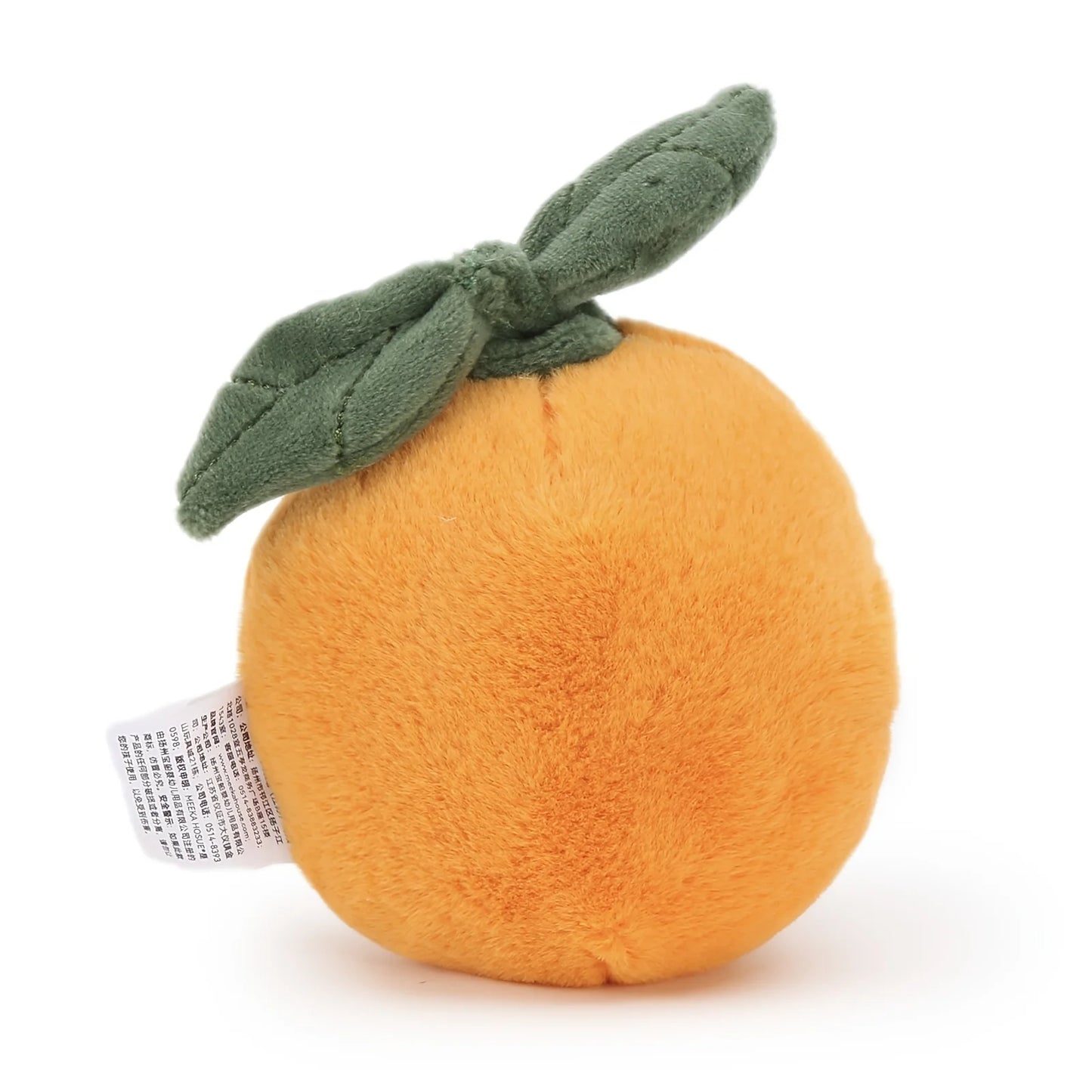 Smiling Cartoon Orange Plushie