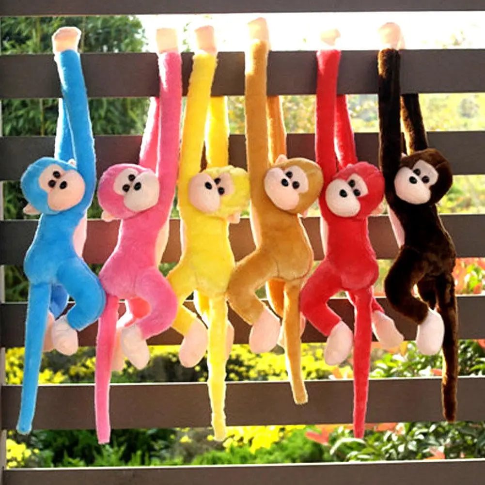 Hanging Monkey with Velcro Long Arms Plushie 10.3 Stuffed Animal