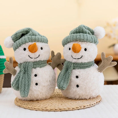 Smiling Winter Snowman Plushie