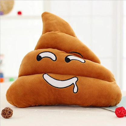 Expressive Poop Emoji Plush