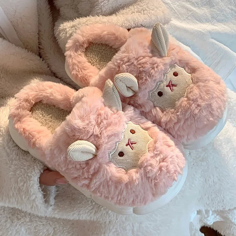 Sheep Plush Slippers