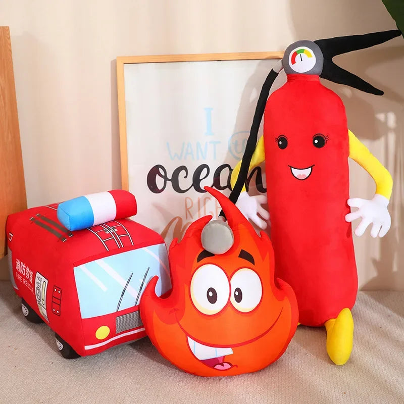 Cartoon Flame Plushie