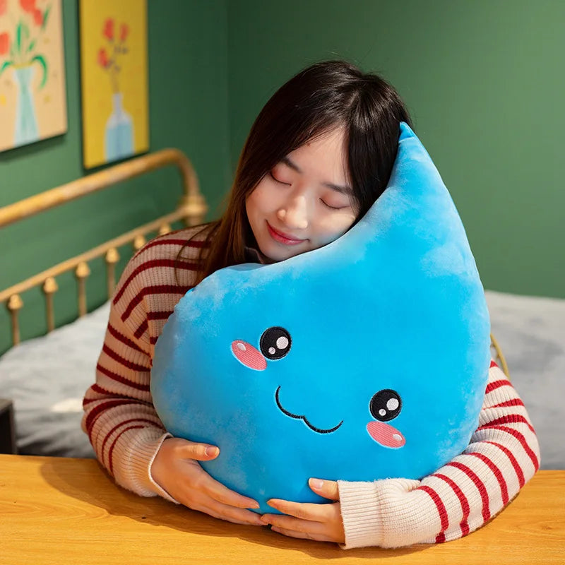 Smiling Water Drop Plushie