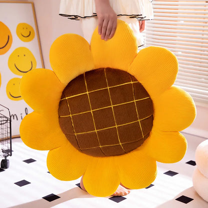 Sunflower Plush Pillow Cushion