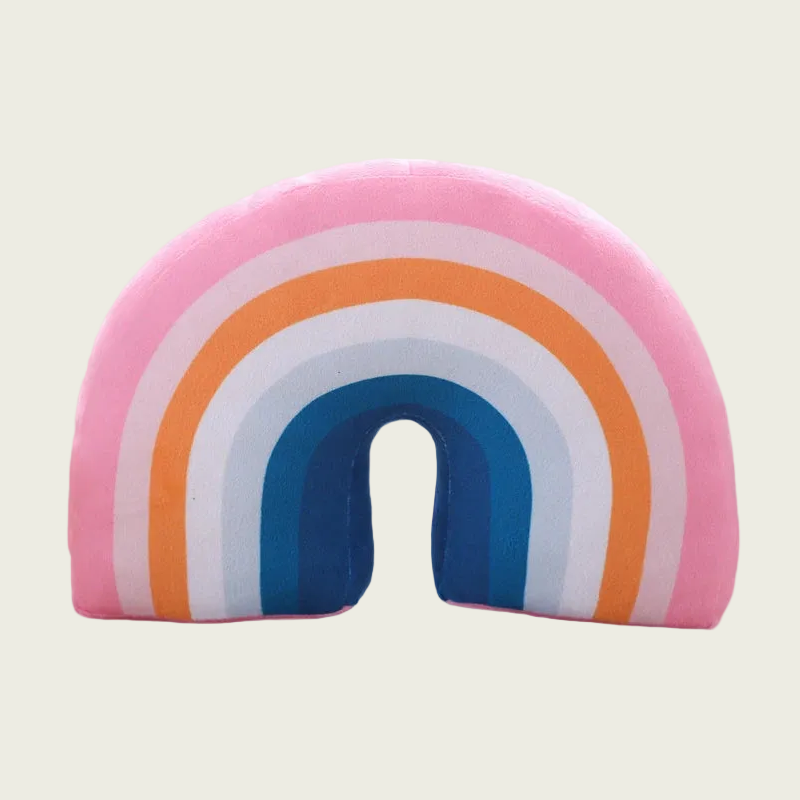 Rainbow Semi-Circle Color Plush Toy