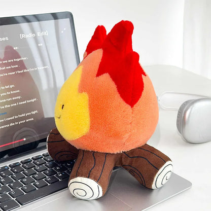 Smiling Bonfire Flame Plushie