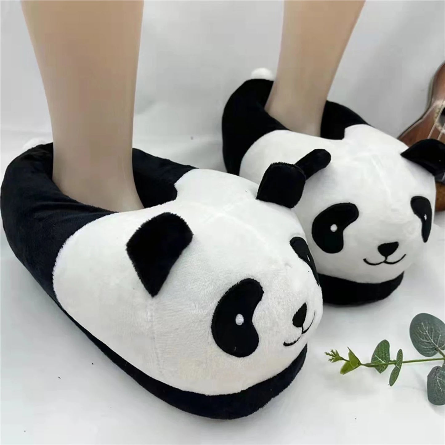 Panda Plush Slippers