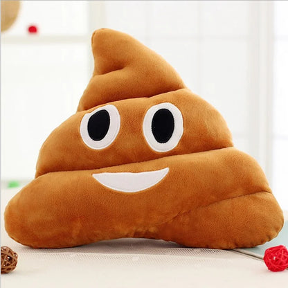 Expressive Poop Emoji Plush