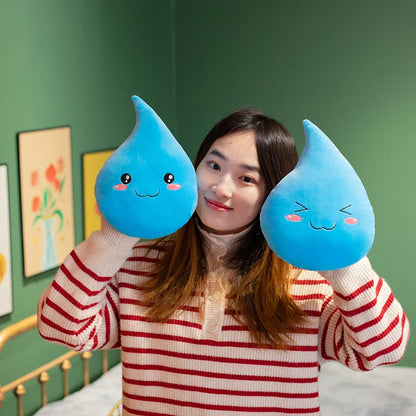 Smiling Water Drop Plushie