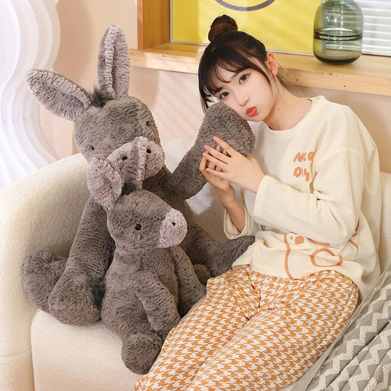 Donkey with Velvety Texture Plushie 9"-23.6" Stuffed Animal