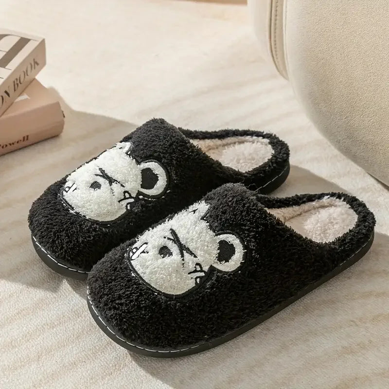 Rough Bear Plush Slippers