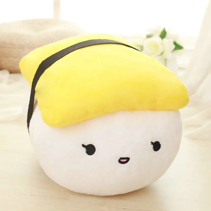 Tamago Nigiri with Thin Nori Seaweed Pillow Plushie
