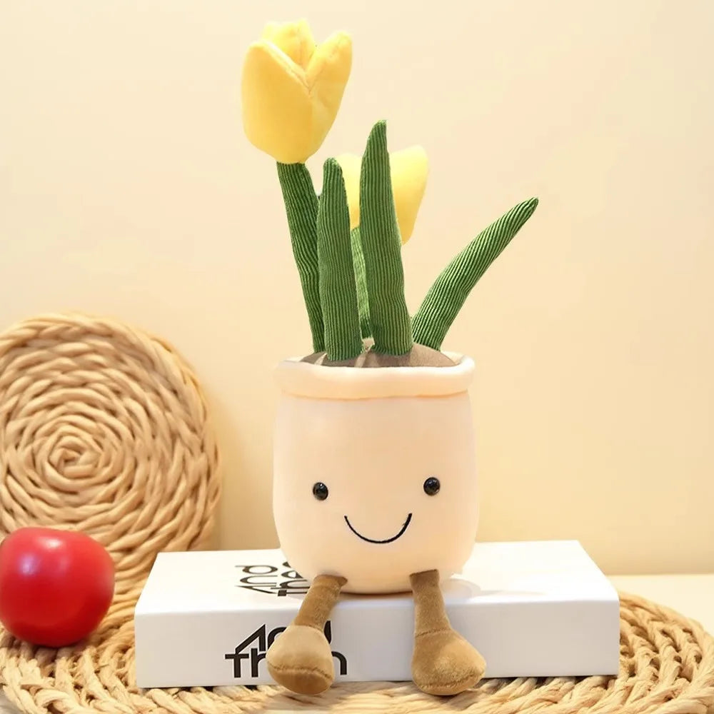 Tulip Potted Plant Plushie
