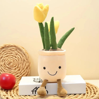 Tulip Potted Plant Plushie