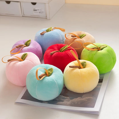 Mini Apple Plush Christmas Ornament