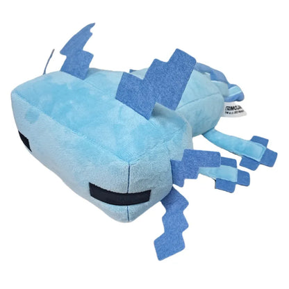 Digital Axolotl Plushie Pixel Stuffed Animal