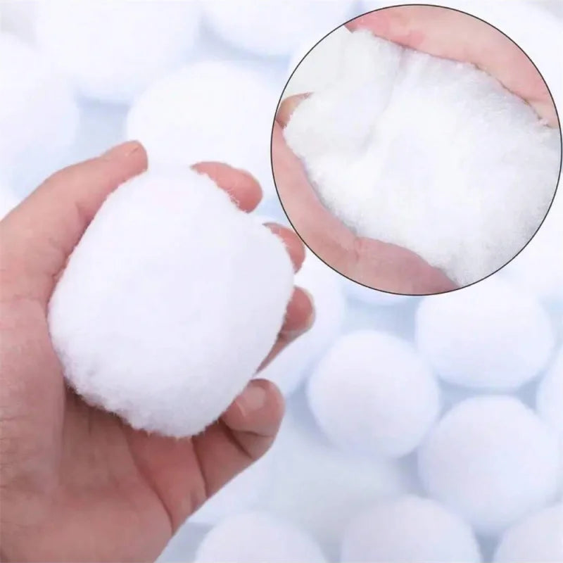 White Plush Snowballs (12)