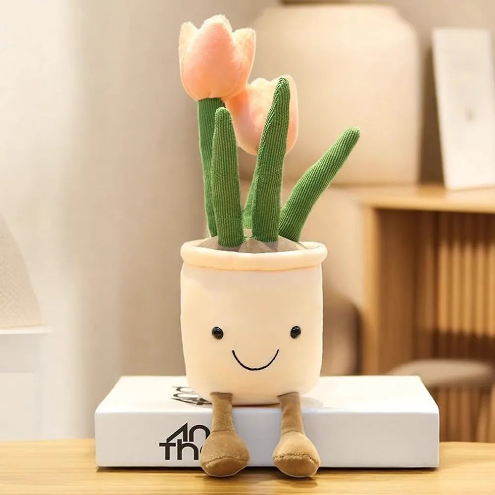 Tulip Potted Plant Plushie