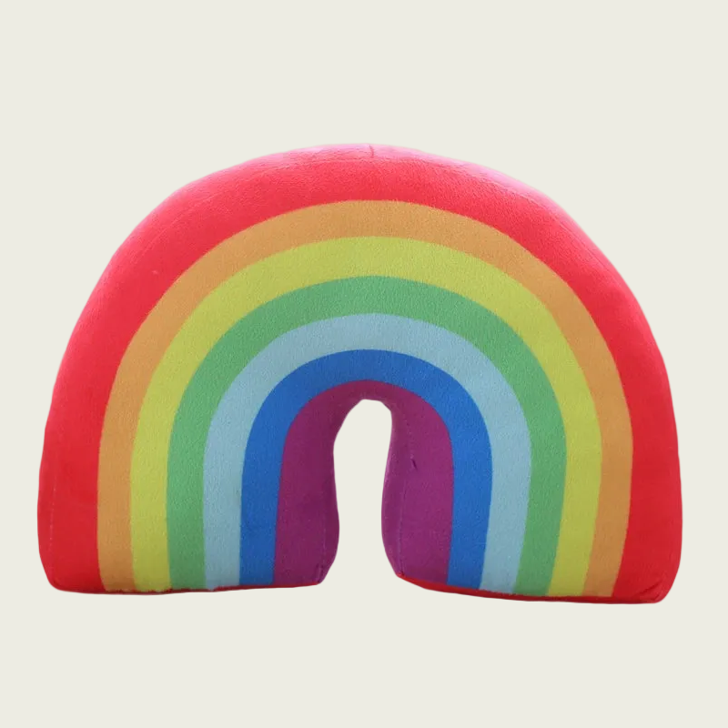 Rainbow Semi-Circle Color Plush Toy