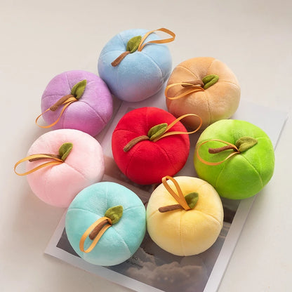Mini Apple Plush Christmas Ornament
