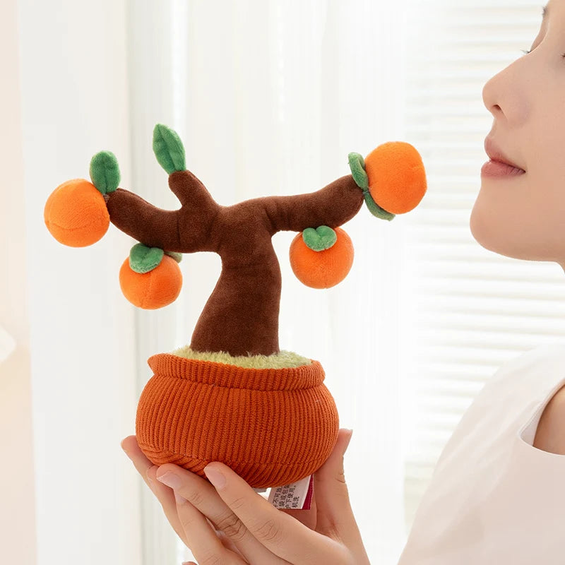 Mini Persimmon Tree Plush with Velcro