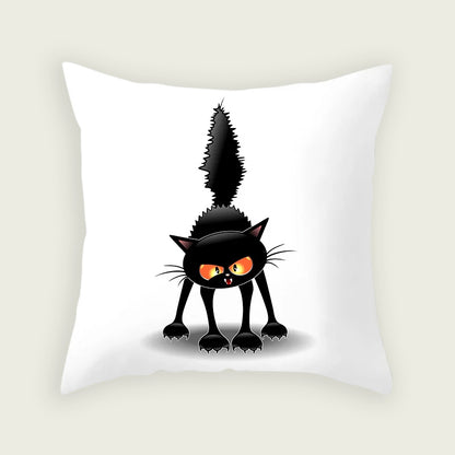 Angry Kitten Plush Pillow Case
