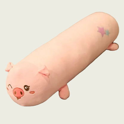 Polly the Pig Animal Rollie Body Pillow Case