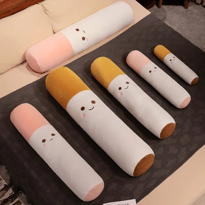 Smiley Cigarette Plush Body Pillow