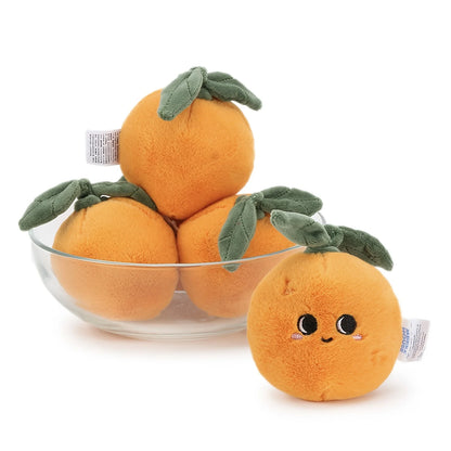 Smiling Cartoon Orange Plushie