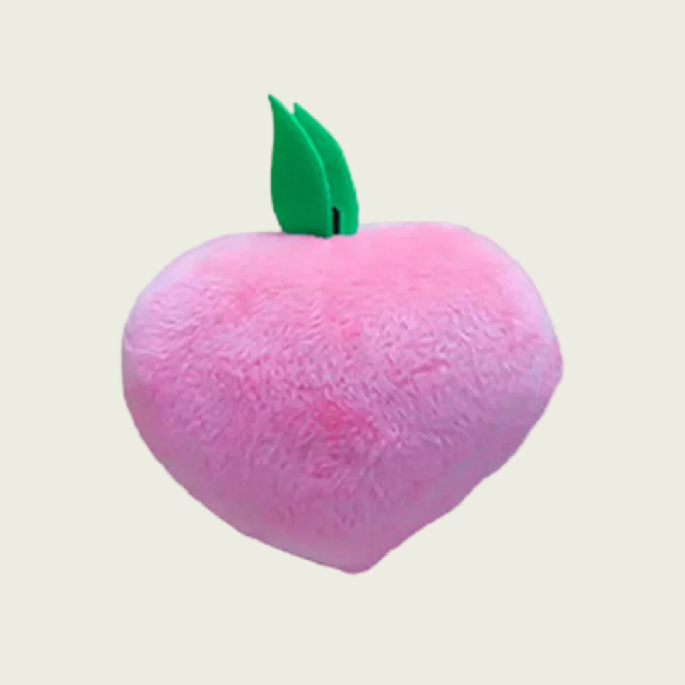 Peach Plush Fruit Basket Friend
