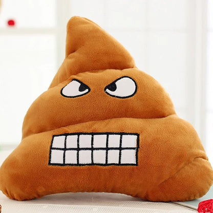 Expressive Poop Emoji Plush