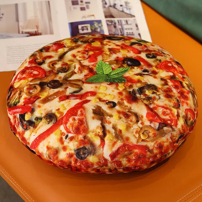 Veggie Supreme Pizza Plush Cushion