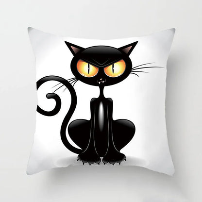 Angry Cat Plush Pillow Case