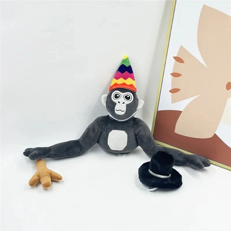 Gorilla with Long Arms Stuffed Animal Monkey 10.5" Plushie