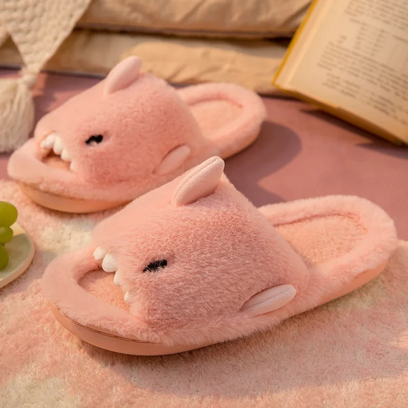 Shark Plush Slippers