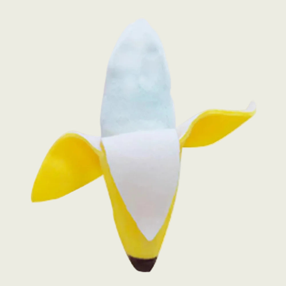 Peeled Banana Plush Fruit Basket Friend