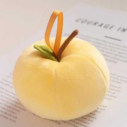 Mini Apple Plush Christmas Ornament