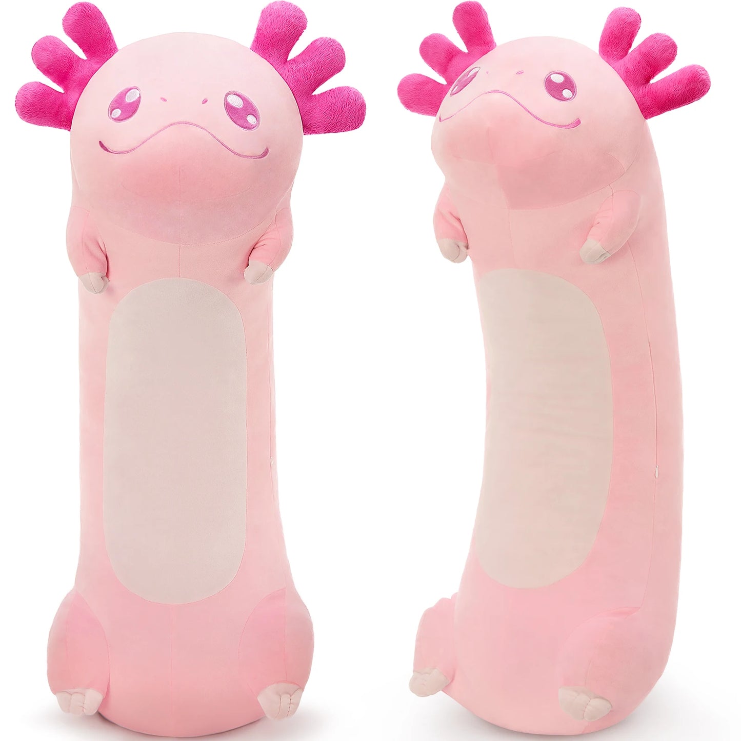 Axolotl Body Pillow Plushie Long Stuffed Animal
