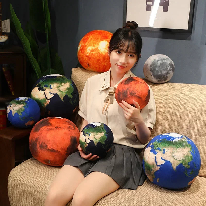 Mars Planet Plushie Stuffed Globe