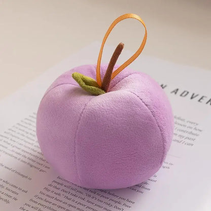 Mini Apple Plush Christmas Ornament