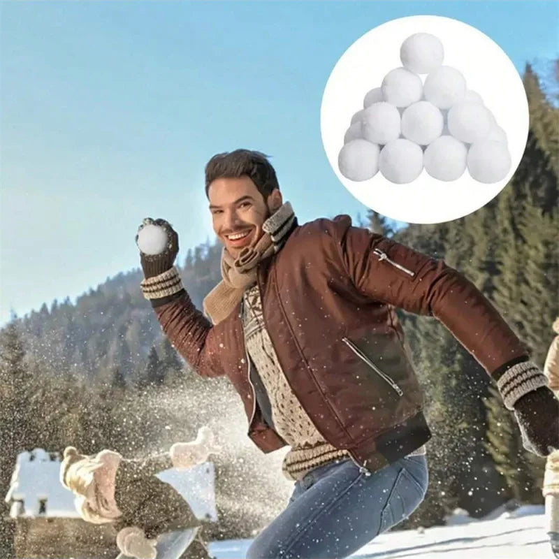 White Plush Snowballs (12)