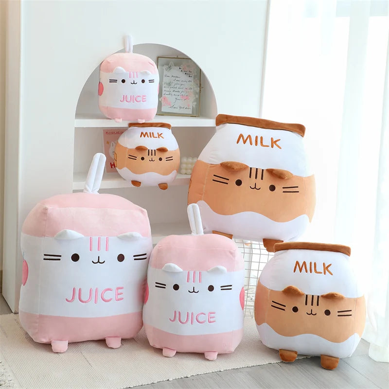 Milk Bottle Cat Plush