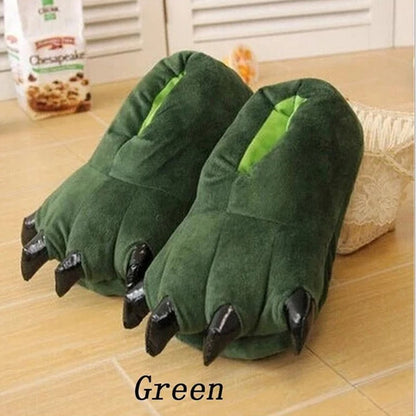 Monster Animal Claw Plush Slippers