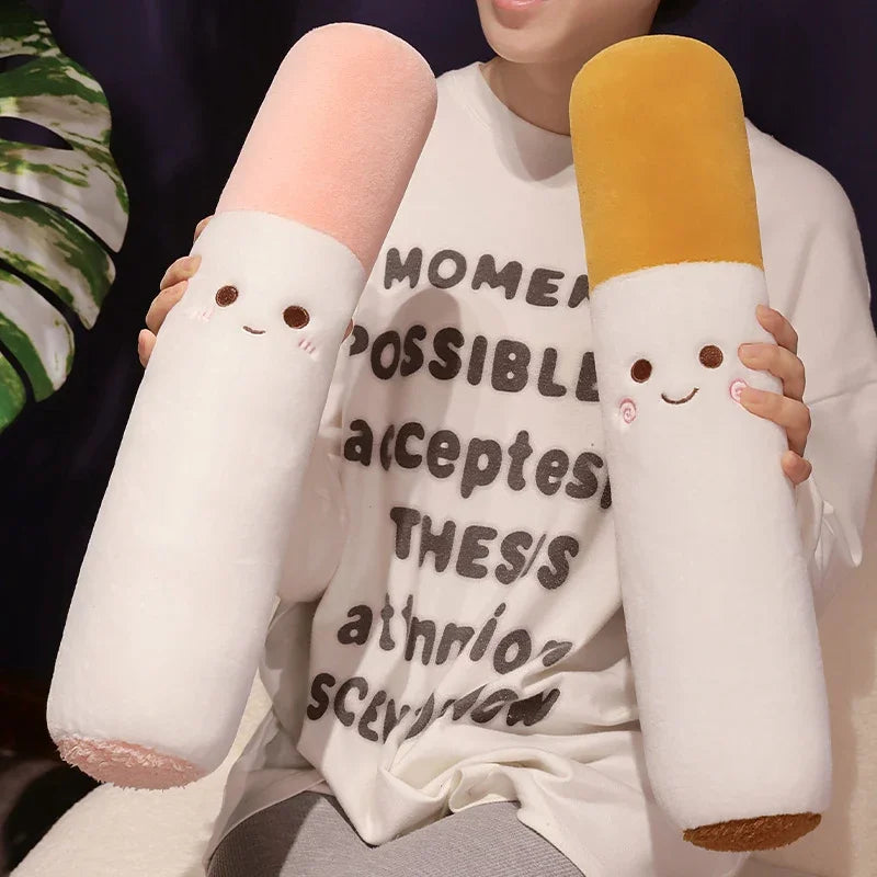 Smiley Cigarette Plush Body Pillow