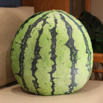 Watermelon Printed Fruit Plush Cushion