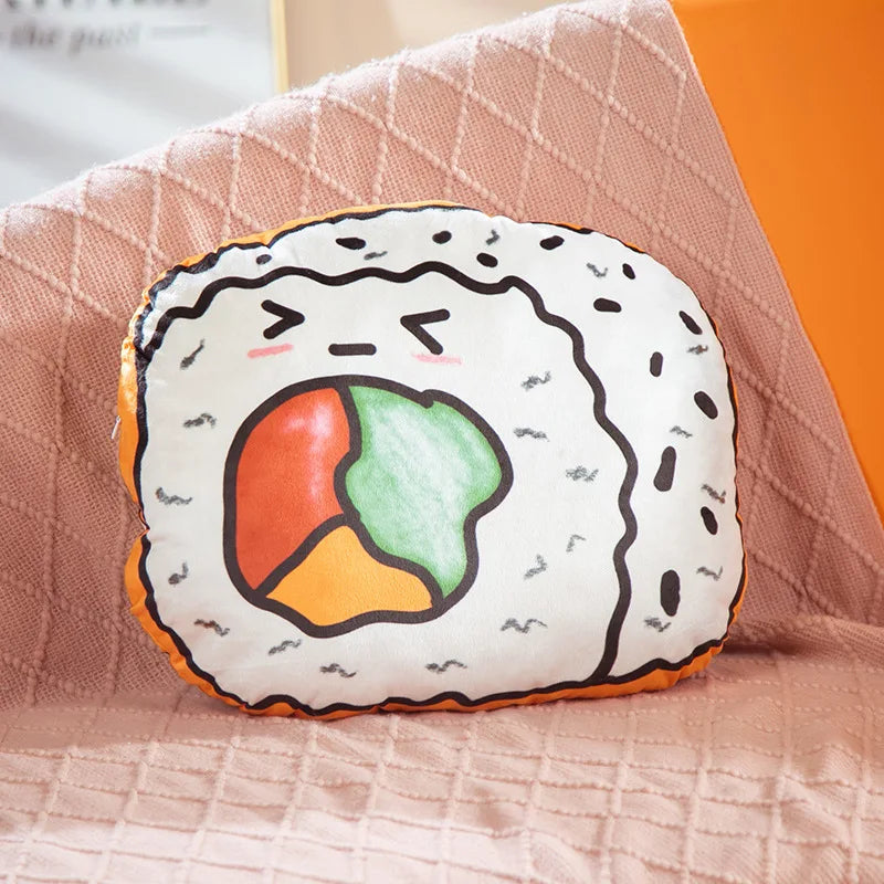 California Roll Printed Sushi Plushie Pillow