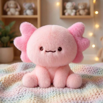 Baby Axolotl Sitting Up