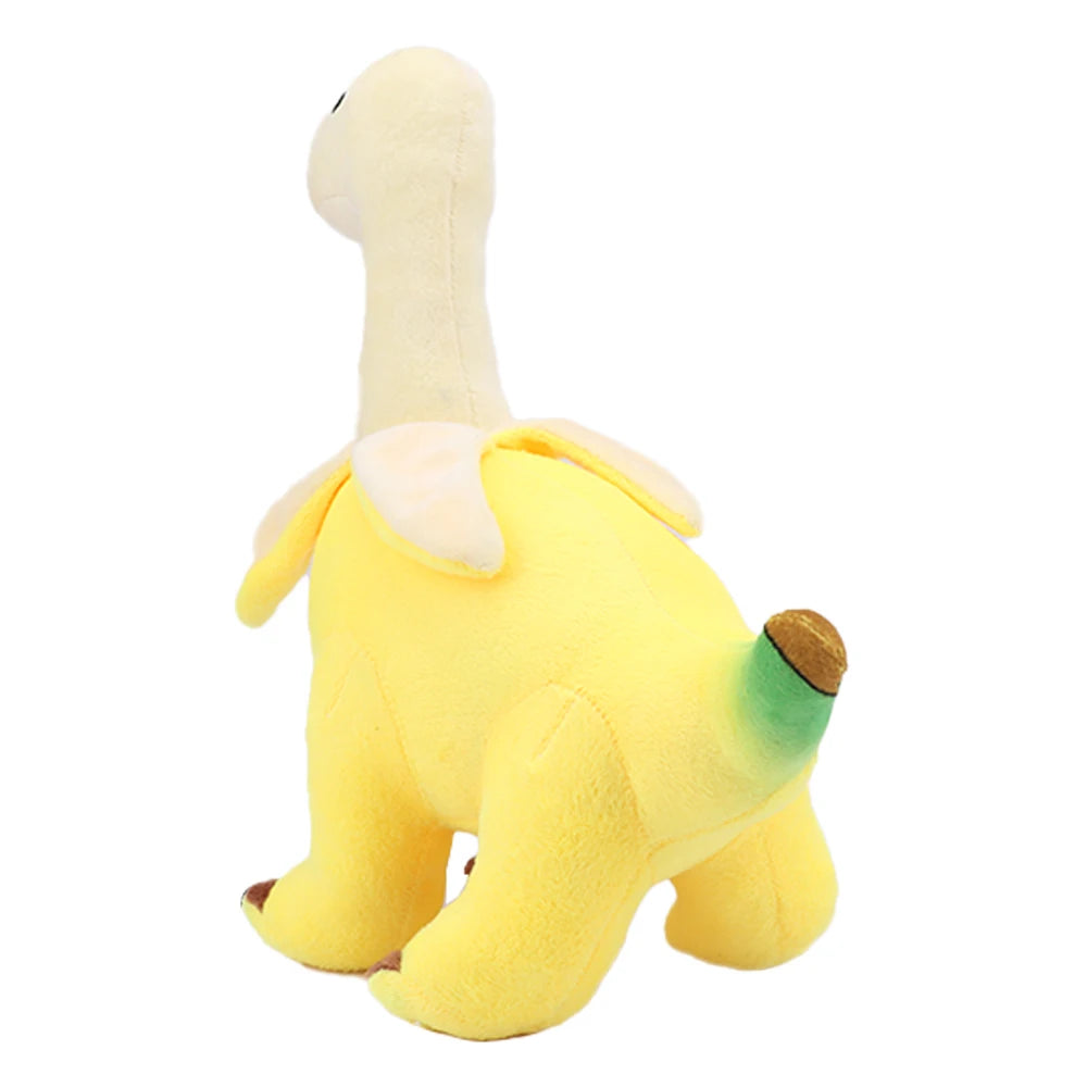 Brontosaurus in a Peeled Banana Costume Plushie