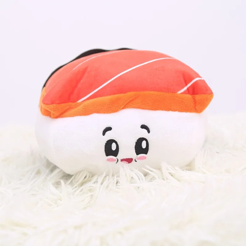 Salmon Nigiri with Seaweed Plushie Cushion