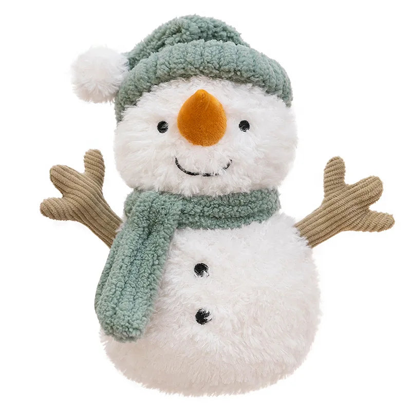 Smiling Winter Snowman Plushie